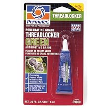 Permatex 29000 Penetrating Grade Threadlocker Green, 6 ml