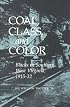 Coal, Class, and Color: Blacks in Southern West Virginia, 1915-32 (Blacks in the New World)