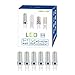 Warmoon G9 LED Light Bulbs, 7W Warm White, 3200K, 360 Degree Beam Angle LED Bulbs (Pack of 6)