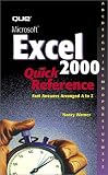Microsoft Excel 2000 Quick Reference (Quick Reference Guides (Que))