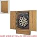 GLD Products Oak Gameroom Cabinet