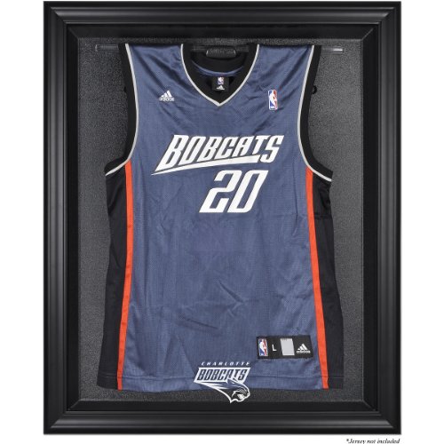 Mounted Memories Charlotte Bobcats Black Framed Team Logo Jersey Display Case (Jersey Not Included)
