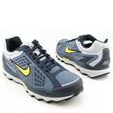 NIKE Air Zoom Trail S+ iPod Running Yellow Blue, Navy Blue Mens