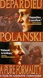 A Pure Formality [VHS]
