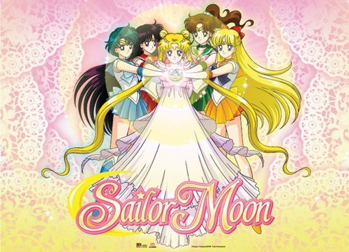 Great Eastern Entertainment Sailormoon Group Wall Scroll, 33 by 44-Inch