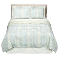 Fieldcrest® Luxury Damask Stripe Bedding Collection - Blue