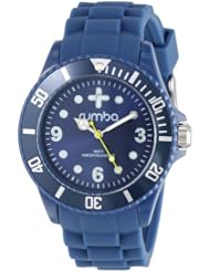 RumbaTime Unisex 12054 Perry Silicone Band 42MM Royal Modern Stylish Analog Watch