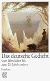Das deutsche Gedicht vom Mittelalter bis zum 20. Jahrhundert