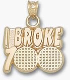 I Broke 100 Golf Pendant - 14KT Gold Jewelry