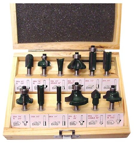 Yukon Tool YTRB12 12-Piece Router Bit Set