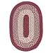 Colonial Mills Jackson 10' x 13' Oval rosewood Area Rug