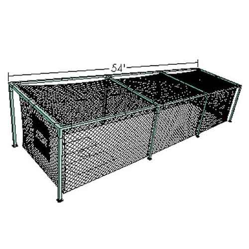 ATEC 54 Foot Long-Life Batting Cage Net (only), N30 Knotted Mesh