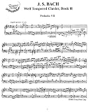 Bach, J.S. Book II: Prelude and Fugue No. 7: Instantly download and print sheet music