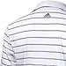 adidas Golf Men's Puremotion(tm) 2-Color Stripe Jersey Polo '15 White/Black Polo Shirt XL