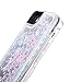 iPhone 8 Case, iPhone 7 Case, Goton Glitter Liquid Floating Bling Sparkle Quicksand Bumper Protective Case for Girls Children Fashion Design for Apple iPhone 7 (2016) / iPhone 8 (2017) - (Pink&Blue)