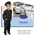 Police Officer Toddler Costume (4T)
