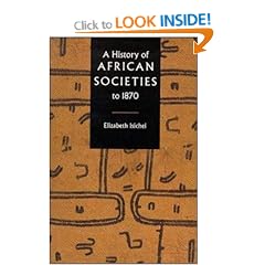 A History of African Societies to 1870