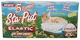 Pet Supplies : Sta-Put Elastic Cat Pan Liners - 5 ct - 36 in. x 19 in.
