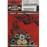 06-11 KAWASAKI KX250F: PIVOT WORKS SHOCK BEARING KIT (BLACK) by Pivot Works
