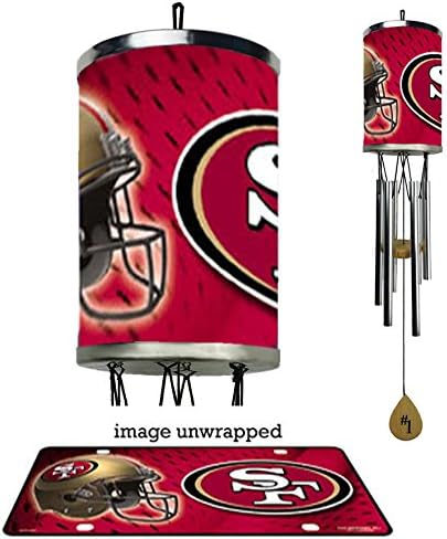 Rico Wind Chime, San Francisco 49ers Plate Rolled in on The Chime Body