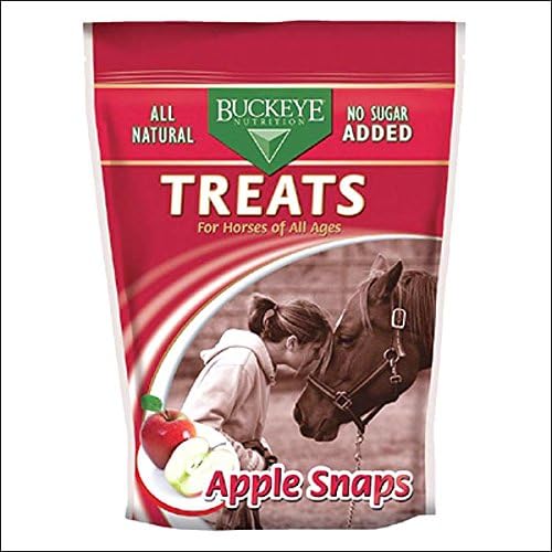 BUCKEYE NUTRITION HORSE TACK DIGESTIBLE HEALTHY APPLE TREATS 4 LBS
