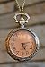 Amber Glass Victorian Inspired Pocket Watch Necklace Jewelry By Atlantic Seaboard Trading Co.