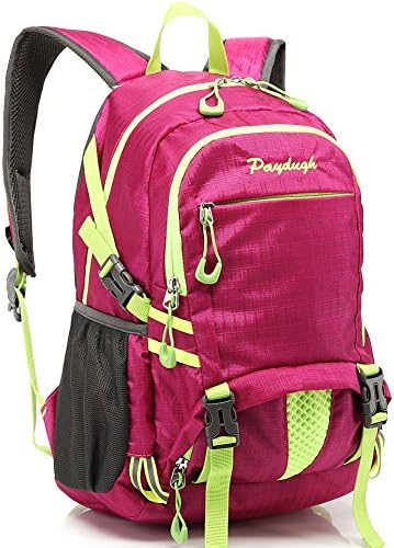 Paydugh Causal Style Lightweight Canvas Laptop Bag/ Shoulder Bag/ School Backpack/ Travel Bag/ Handbag 3035 (Pink B)