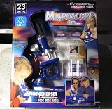 Lernspielzeug Biologie Mikroskop 23er Set mit Zubehör Geschenk für Kinder