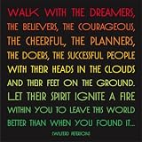 Walk With The Dreamers - Wilfred Peterson Color Magnet