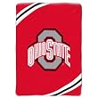 Ohio State Buckeyes NCAA Royal Plush Raschel Blanket (Force Series) (60x80")"