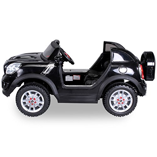 NEU Kinder Elektroauto Lizenzierter Original BMW Mini Beachcomber Lizenziert 2 x 45 Watt Motor Elektro Kinderauto Kinderfahrzeug (schwarz) - 3