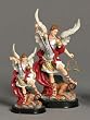 Luciana Collection - Statue - Saint Michael - Poly Resin Statues on Dark Base - 5in.