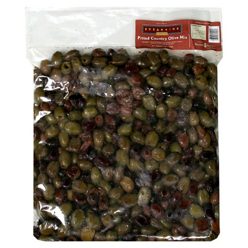 Byzantine Pitted Country Olive Mix, 5 lb by Appetizers