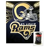 St. Louis Rams Fleece Throw Blanket 50 "x 60"