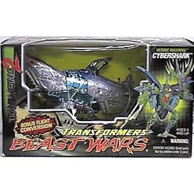 Beast Wars Transformers Transmetals 2 Cybershark Transformer Action Figure By Hasbro
