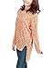Allegra K Ladies V Neck High Low Hem Side Split Batwing Sleeve Loose Tunic Shirt