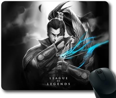 Customizablestyle League of Legends Yasuo-2 Mousepad, Customized Rectangle DIY Mouse Pad