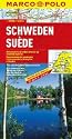 Su&egrave;de - Carte routi&egrave;re et touristique - Avec plans de centres-villes : G&ouml;teborg (Gothembourg), K&oslash;benhavn (Copenhague), Malm&ouml;, Oslo, Stockholm et Trondheim - Echelle : 1/800 000