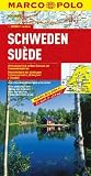 Marco Polo - SuÃ¨de - Carte routiÃ¨re et touristique - Avec plans de centres-villes : GÃ¶teborg (Gothembourg), KÃ¸benhavn (Copenhague), MalmÃ¶, Oslo, Stockholm et Trondheim - Echelle : 1/800 000