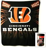 Cincinnati Bengals Super Soft Fleece Blanket (Dimensions 50 x 60)