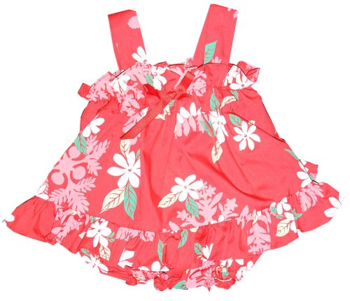 Click here to buy Tahitian Gardenia Hawaiian Aloha Infant Girl's Jumper (Cabana) Set.
