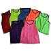BlueDot Trading Adult Blue Scrimmage Training Vest Sports Pinnie in Nylon Mesh for all kinds of Sports Soccer, Football, Basketball, Lacrosse, 6 pack