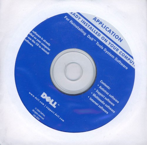 DELL TOOLS SYSTEM SOFTWARE (FOR REINSTALLING). CONTENTS: ANTIVIRUS, SUPPORT, MULTIMEDIA, INTERNET APPLICATIONS