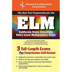 ELM (REA) - The Best Test Prep for the Entry Level Mathematics Exam (Test Preps)
