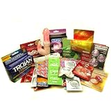 Condom Variety Pack and Rabbit Vibrator Naughty Novelties