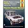 Haynes Isuzu Rodeo, Amigo & Honda Passport 1989 thru 2002
