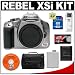 Canon EOS Digital Rebel XSi 12.2-Megapixel SLR Camera Body (Silver) with 16GB SD Memory Card + LP-E5 Battery + Case + Bonus Accessory Kit