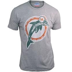 Miami Dolphins Men's Retro Vintage T-Shirt