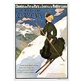 Gallery Wrapped Sports D'Hiver Chamonix Mont Blanc by Abel Faivre