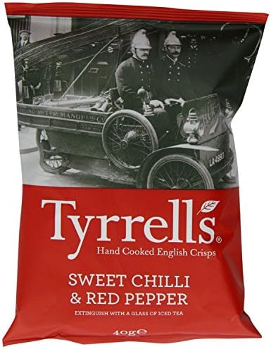 (12 PACK) - Tyrrells Sweet Chilli &amp; Black Pepper Potato Chips | 40 x 24g x | 12 PACK - SUPER SAVER - SAVE MONEY